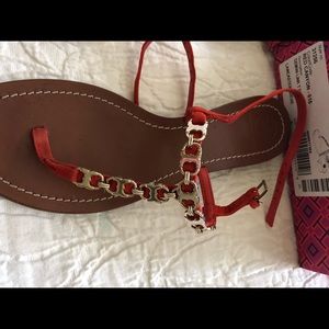 Tory Burch Gemini link t strap sandal